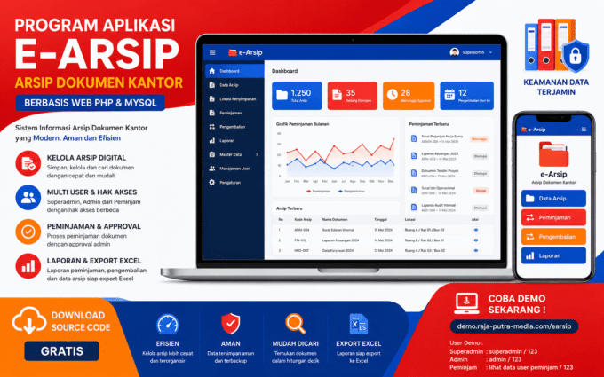 program aplikasi arsip dokumen kantor