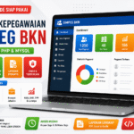 program aplikasi kepegawaian simpeg bkn php mysql