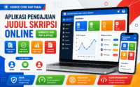 program aplikasi pengajuan judul skripsi online php mysql