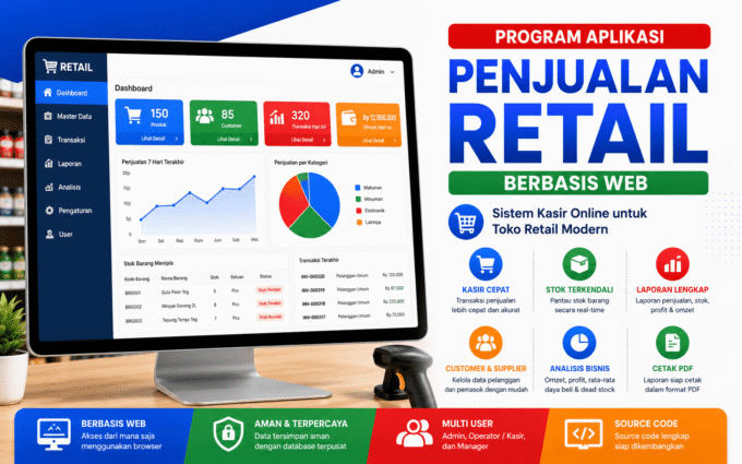 program aplikasi penjualan retail berbasis web