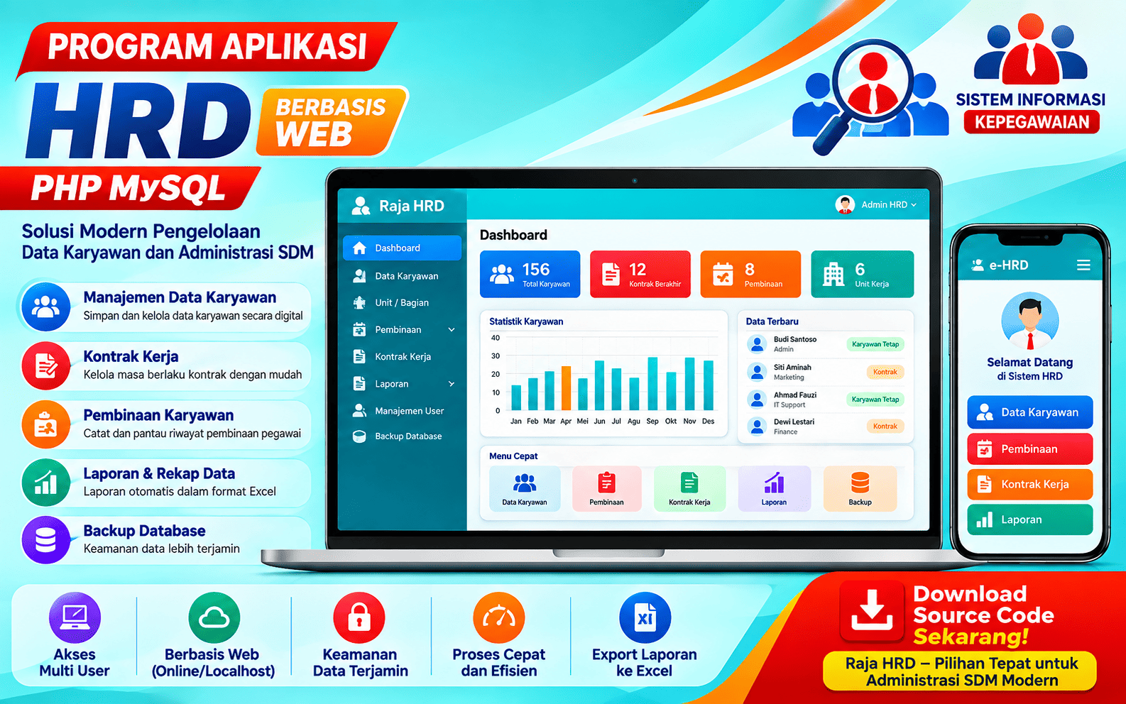 program aplikasi hrd berbasis web