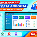 program aplikasi input data anggota organisasi