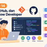 belajar git github flutter
