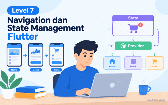 navigation dan state management flutter