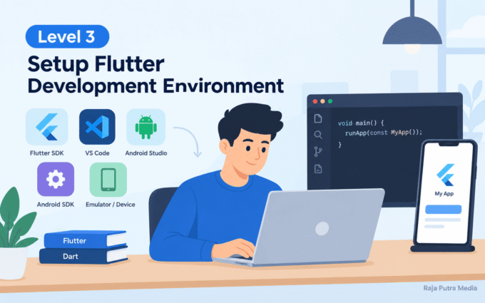 setup Flutter development environment