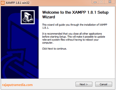 cara instal web server xampp