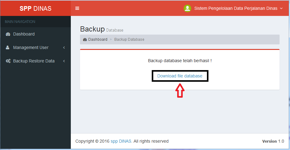 script php backup restore database